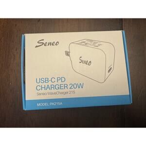 Seneo USB-C PD Charger 20W NIB Model PA215A